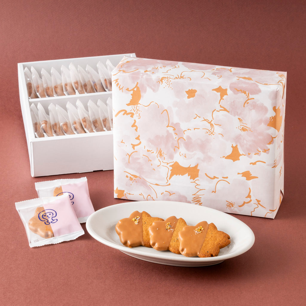 【ギフトセット】 Spécialité(スペシャリテ)「Cheesy Poche & 花咲く塩キャラメルサブレ20枚入り」