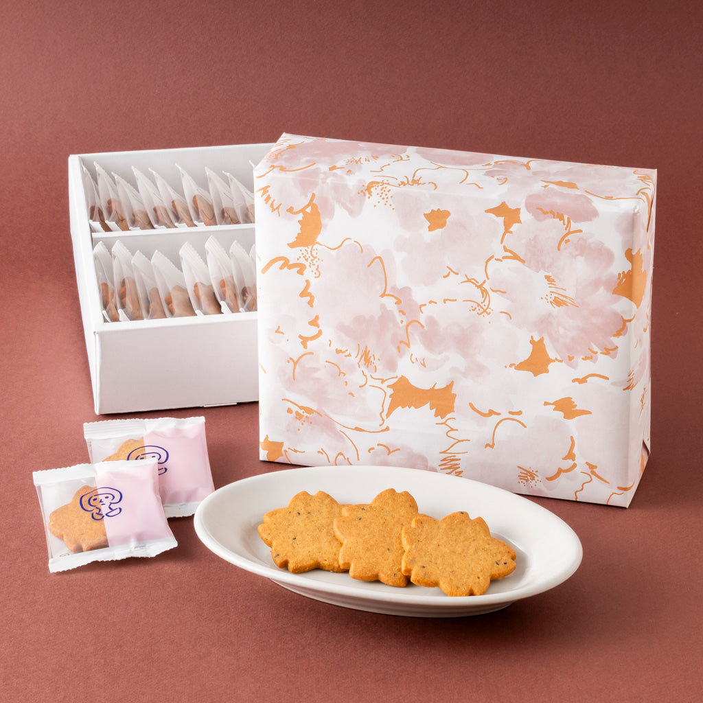 「花咲くイチジクとゴマのサブレ 20枚」(サブレ・クッキー)