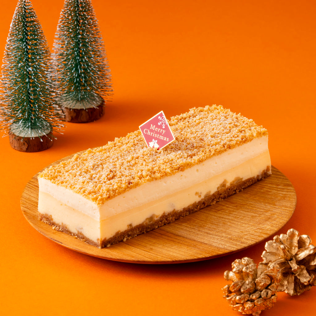 「メインクリームチーズケーキ ホールサイズ」Xmasピック&キャンドル10本付