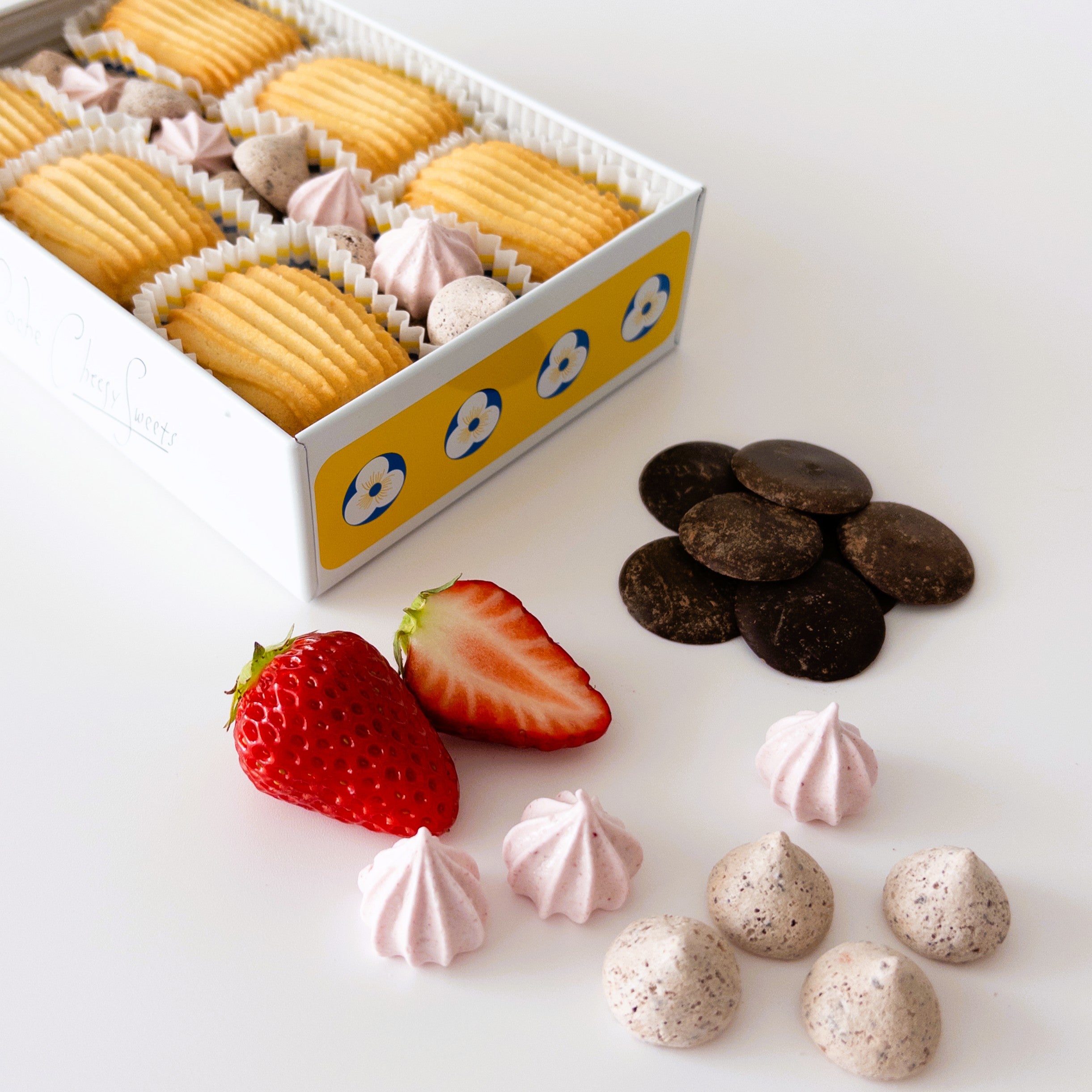 【春季限定】<br>「Cheesy Poche <br>草莓&巧克力」<br><br> 5/6(二) 8:00 ~ 販売<br>商品將會於5/9 (五)前寄出