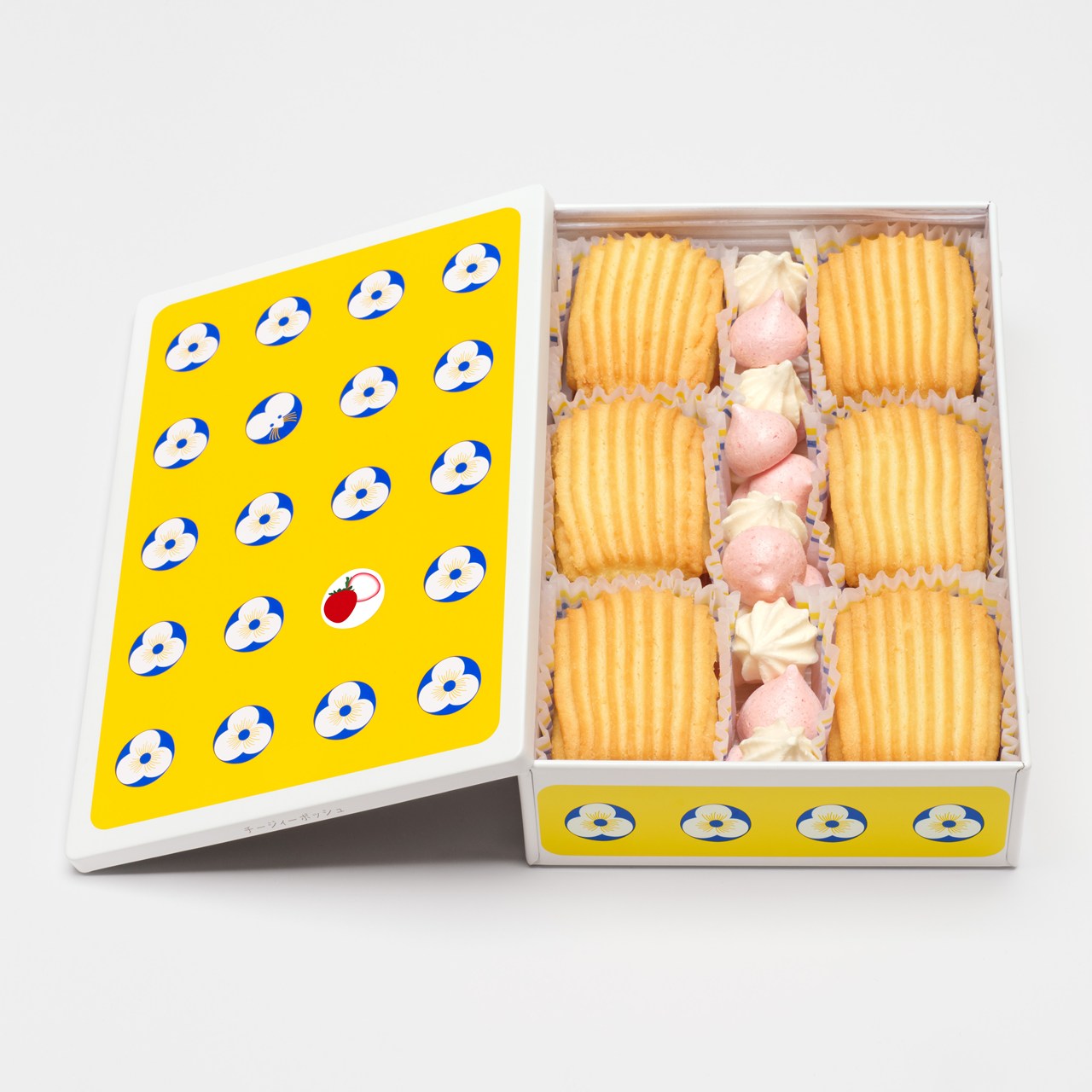 【春季限定】<br>「Cheesy Poche 紅白蛋白霜<br>草莓&檸檬」<br><br> 4/15(二) 8:00 ~ 販売<br>商品將會於4/18(四)前寄出