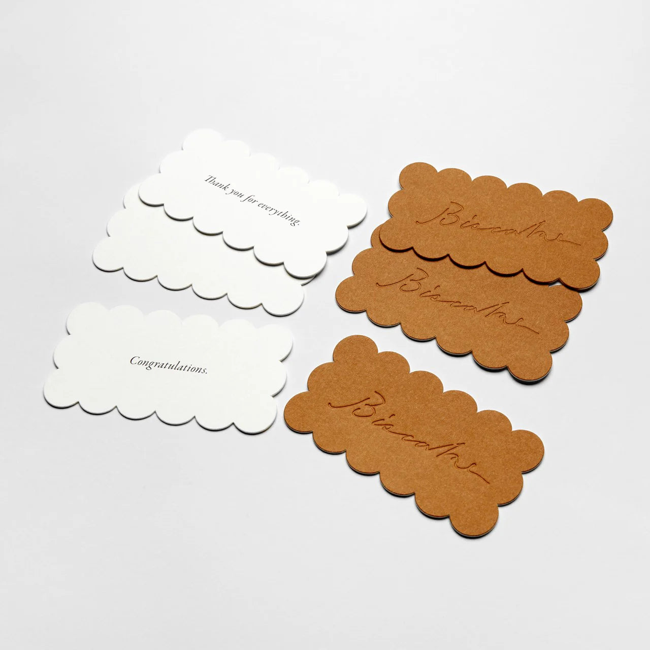 「BISCAKE 3カット入り ThankYou」リボン 1カット /ThankYou 1カット/リボン 1カット