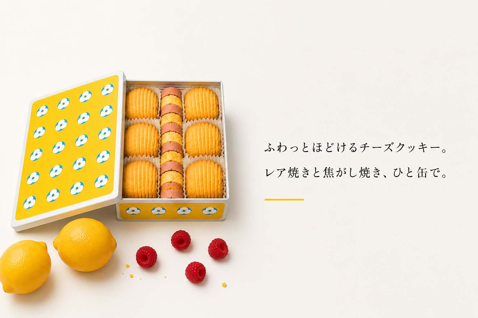 ショッパー｜空色｜Cheesy Pocheクッキー缶専用｜高さ20cm 横幅24cm