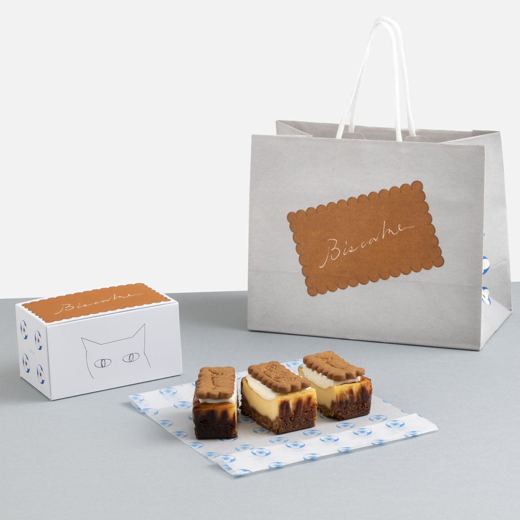 オススメ定番「BISCAKE 3カット入りA」BISCAKE 1カット お花 1カット BISCAKE 1カット