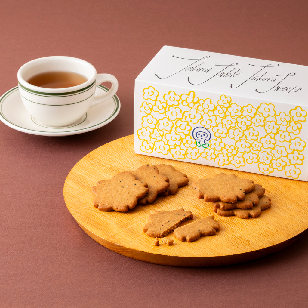 「花咲くイチジクとゴマのサブレ 10枚」（サブレ・クッキー）