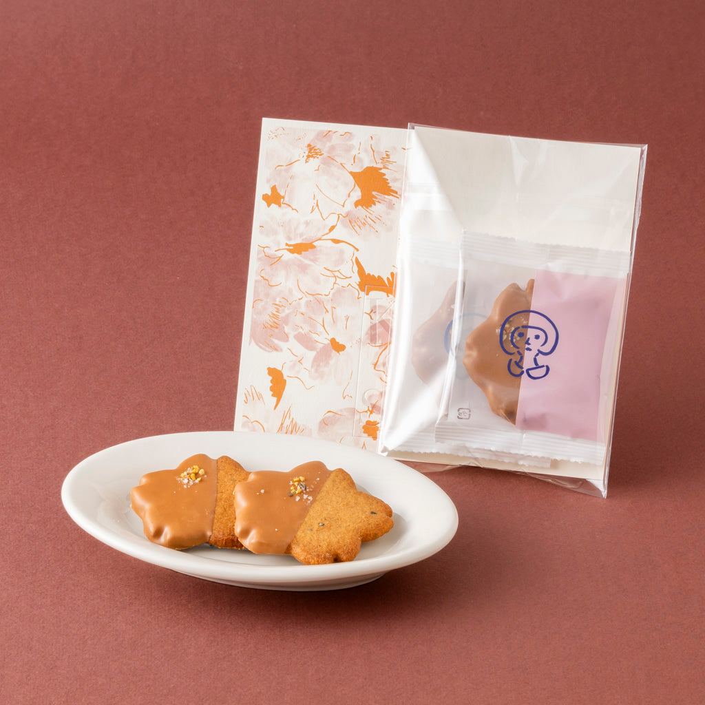 「花咲く塩キャラメルサブレ２枚」（サブレ・クッキー）