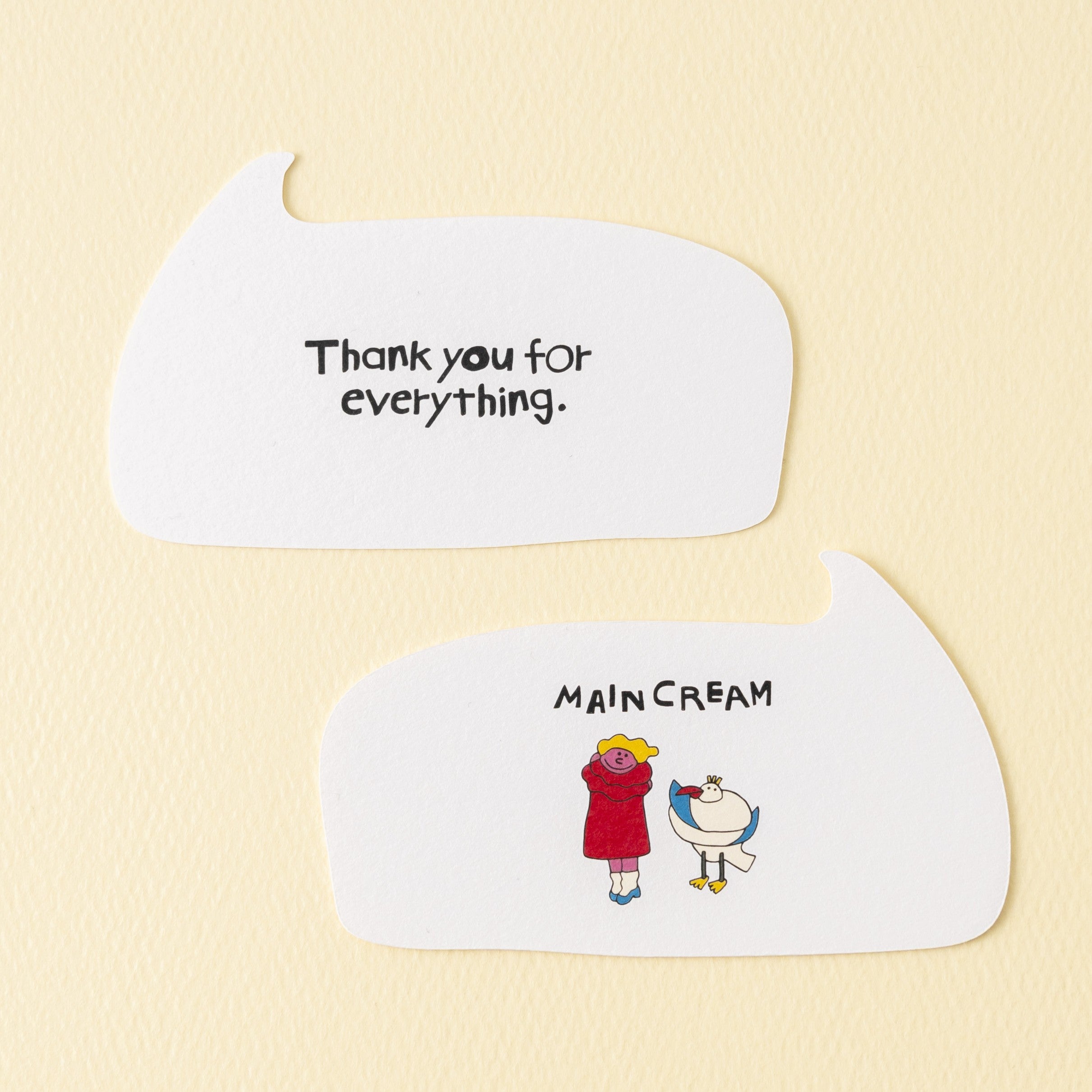 メッセージカードThankyou For Everything (MAIN CREAM）