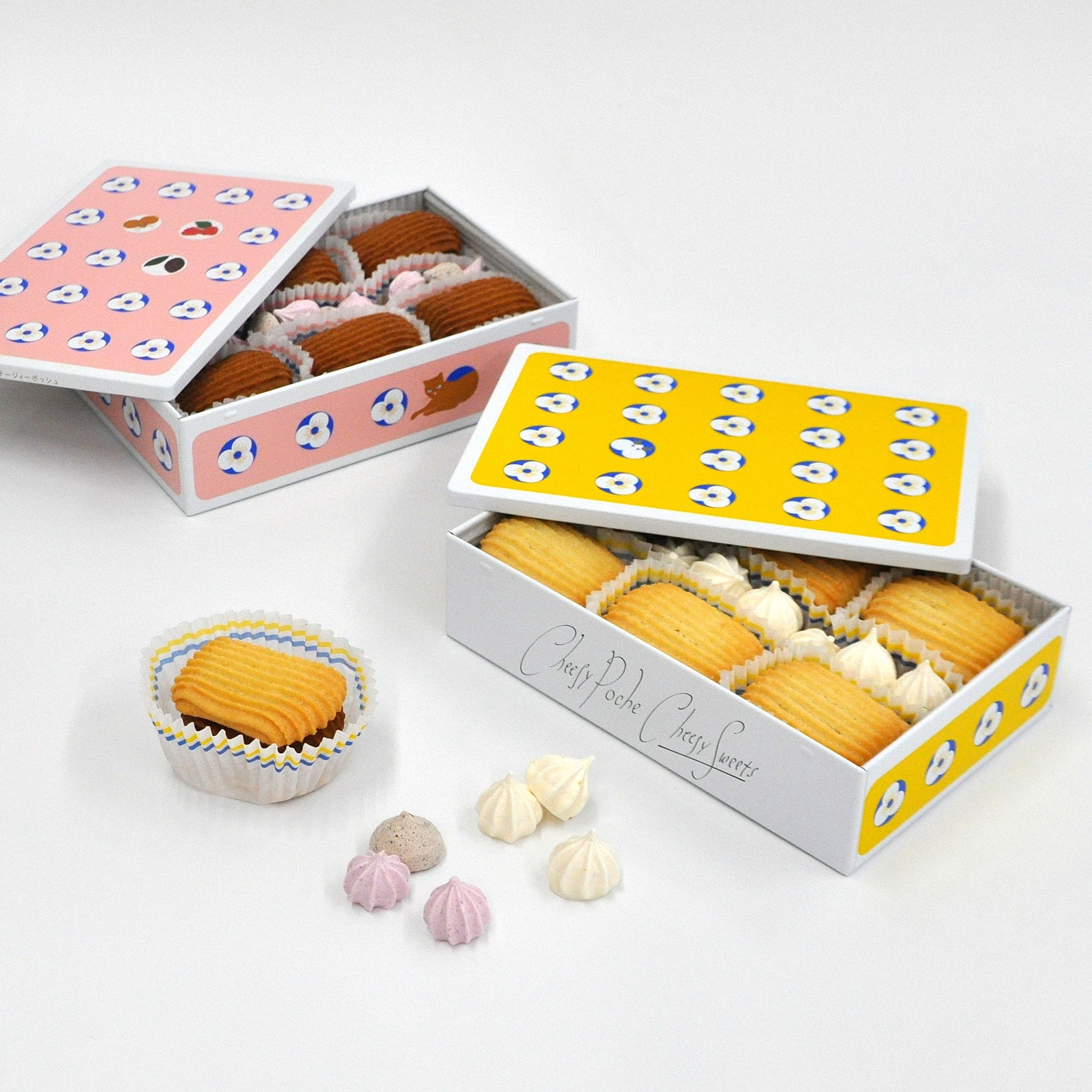 「2色のショコラ缶セット」【黄色缶】レモンハーモニーショコラ 【コゲカン】ショコラ＆ラズベリー