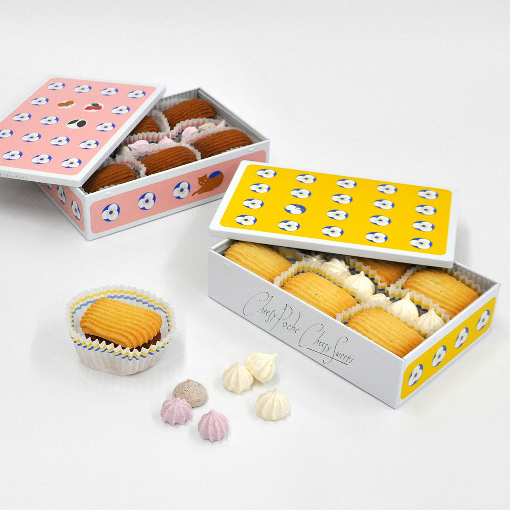 「2色のショコラ缶セット」【黄色缶】レモンハーモニーショコラ 【コゲカン】ショコラ＆ラズベリー