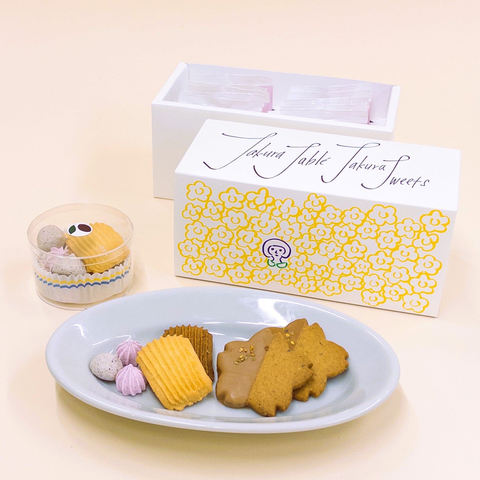 「CheesyPocheミニョンショコラ＆ラズベリー」＆「花咲く塩キャラメルサブレ１０枚入り」