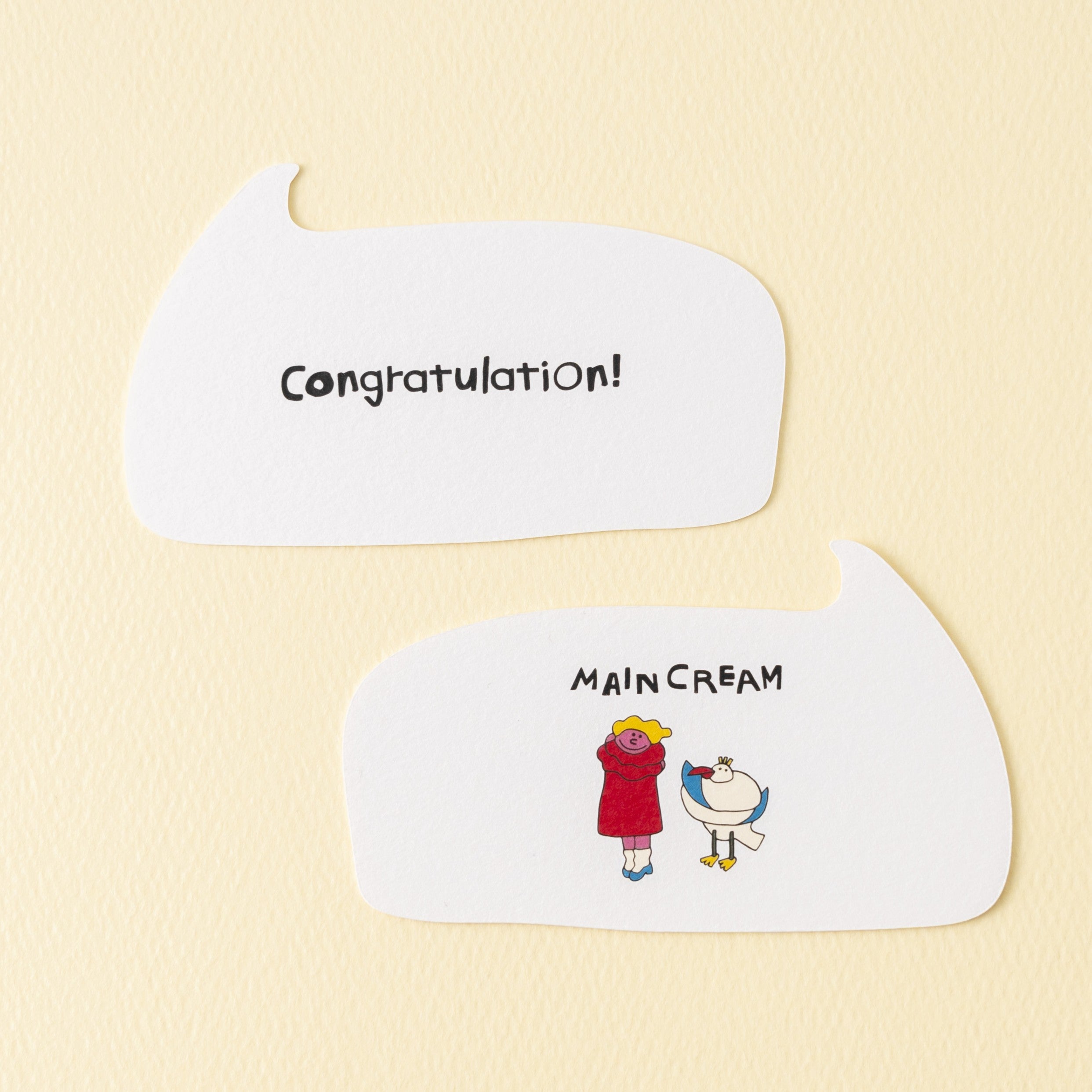 メッセージカードCongratulations　（MAIN CREAM)